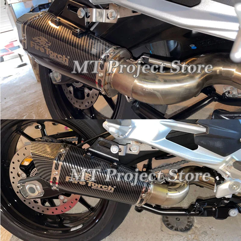 Мотоциклетный Выхлопной Модифицированный Глушитель Escape Moto Катализаторы Удаление Среднего Звена Трубы Без Застежки Для BMW F900 F900R F900XR 2020 20211