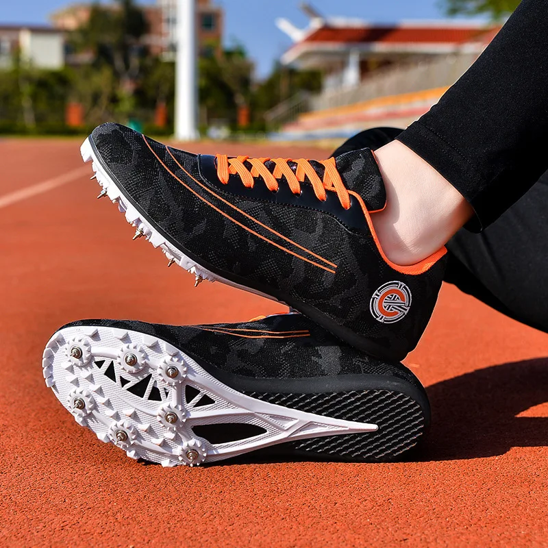 Мужская обувь для легкой атлетики, Женские Кроссовки с шипами, Спортивная обувь для бега, легкая Спортивная обувь для гонок, Размер 35-454
