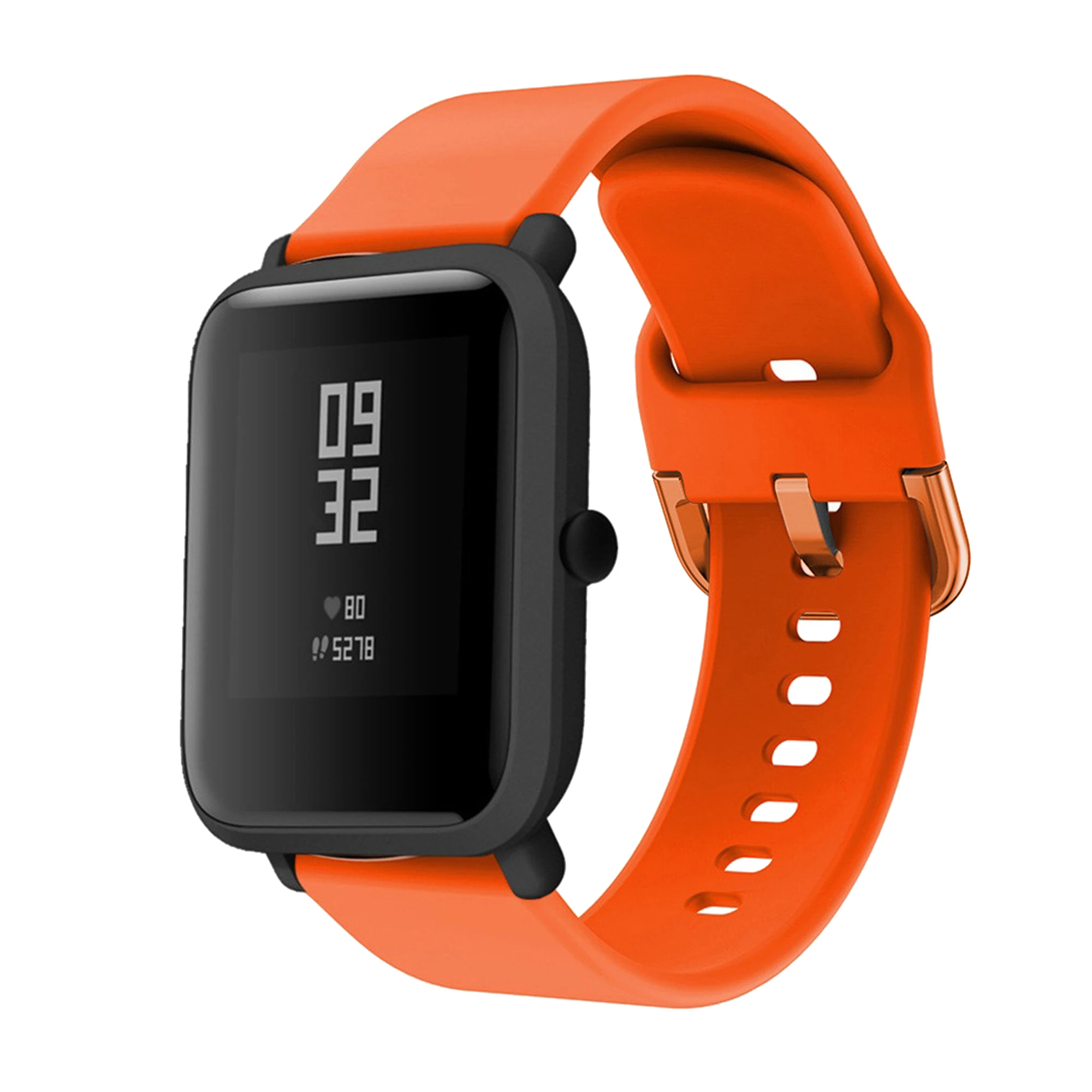Мягкий Силиконовый ремешок для часов 20 мм, Ремешок Для Huawei Honor Watch ES, Оригинальный браслет Для умных Часов Amazfit GTS 2/GTR 42 мм1