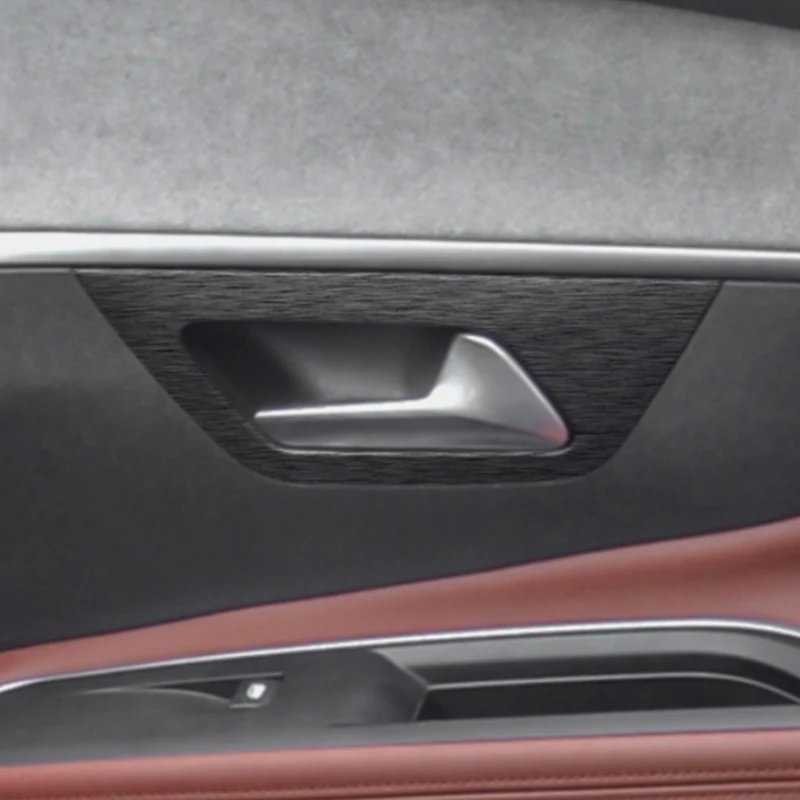 Наклейка для салона Автомобиля Peugeot 3008 2016-2025, Наклейка На Подъемную Оконную Панель, Пленка Для Приборной панели Коробки Передач, Внутренний Автоаксессуар4