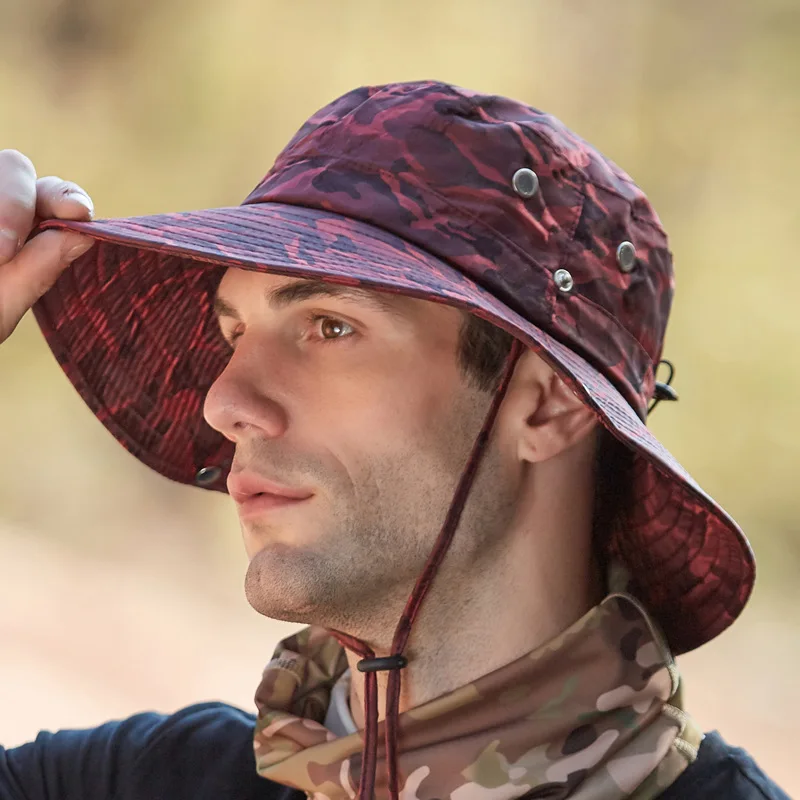 Новая Летняя шляпа 2021 года Панама для мужчин с солнцезащитным козырьком для Рыбалки, Альпинизма, Рыбацкой шляпы, Пляжной шляпы-Буни2