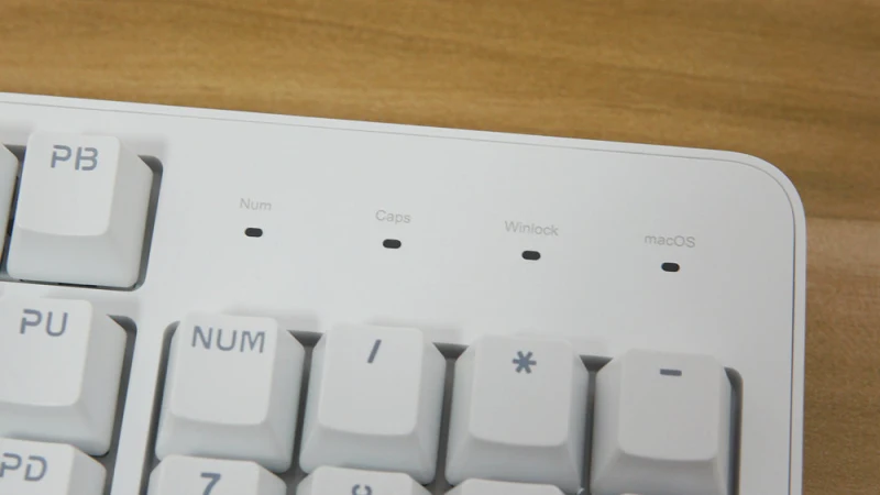 Новая Проводная механическая клавиатура Rapoo MT710 104 клавиши с белой Подсветкой, Проводная механическая игровая клавиатура3