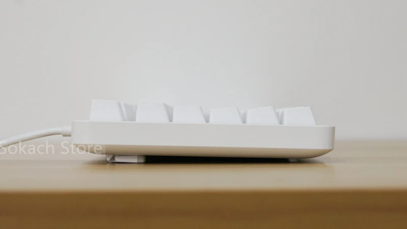 Новая Проводная механическая клавиатура Rapoo MT710 104 клавиши с белой Подсветкой, Проводная механическая игровая клавиатура4