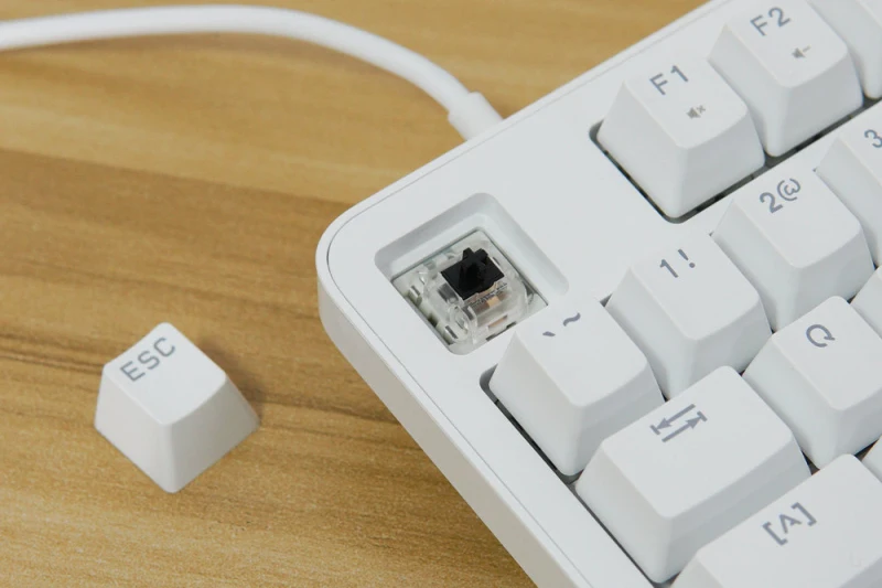 Новая Проводная механическая клавиатура Rapoo MT710 104 клавиши с белой Подсветкой, Проводная механическая игровая клавиатура5