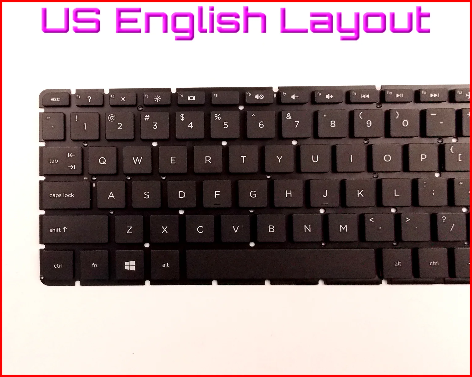 Новая клавиатура Английской версии для ноутбука HP Pavilion 15-af022au 15-ac040nd 15-ac052nw 15-ac072nw 15-af001nq Без рамки2