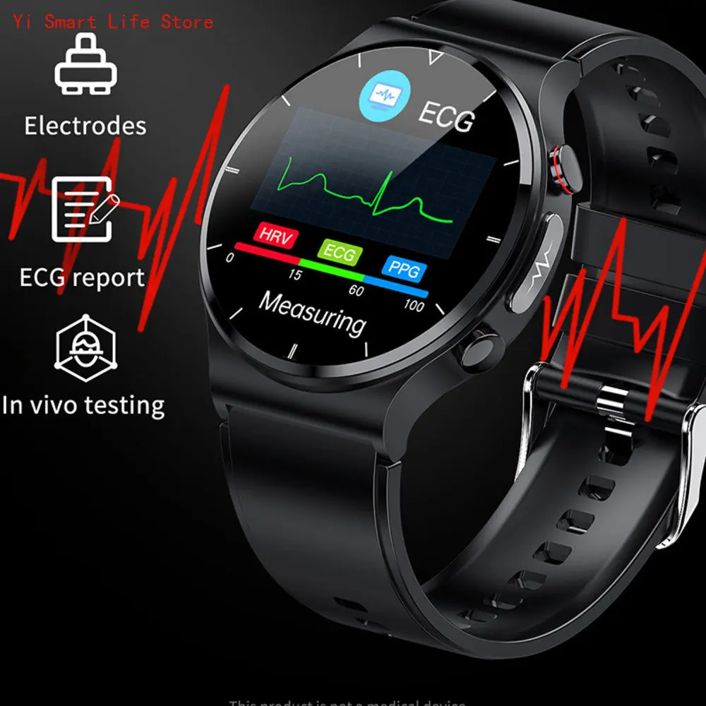 Новый 2023 Спортивный ЭКГ + PPG Смарт-Часы Кровяное Давление Сердечный Ритм Мониторинг здоровья Сна IP68 Водонепроницаемые Умные Часы Фитнес для Мужчин1