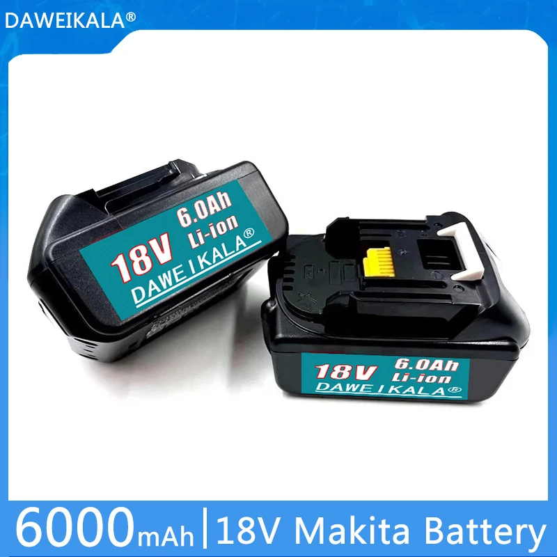 Новый литий-ионный аккумулятор Makita 18V6000 мАч, 18V.BL1830, BL1840, BL1850, BL1860B, L70, BL1860+бесплатная доставка1