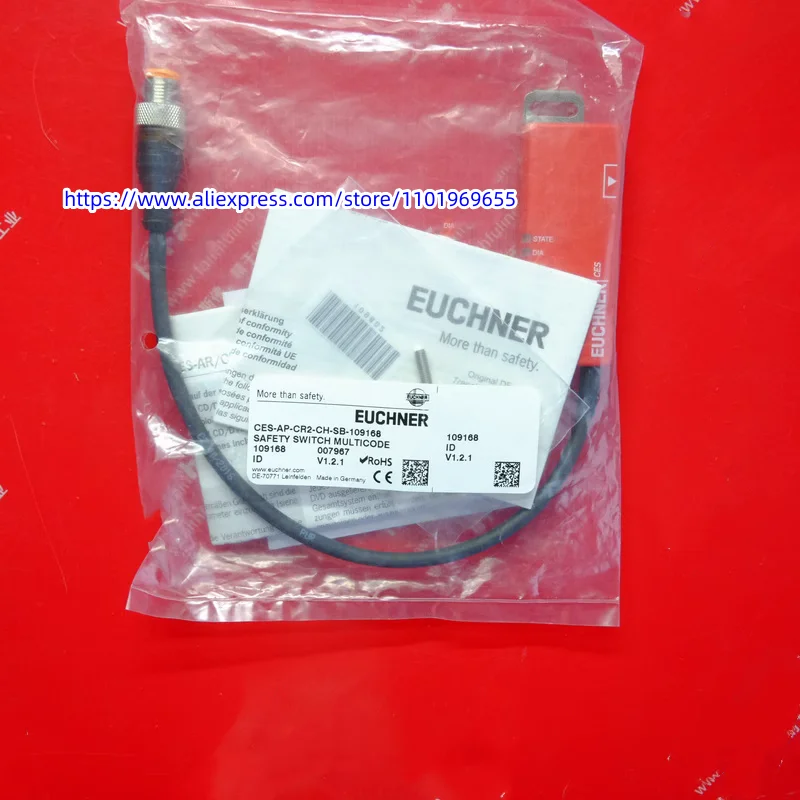 Новый оригинальный предохранительный выключатель Euchner 109168 CES-AP-CR2-CH-SB-1091680