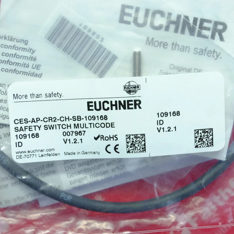 Новый оригинальный предохранительный выключатель Euchner 109168 CES-AP-CR2-CH-SB-1091681