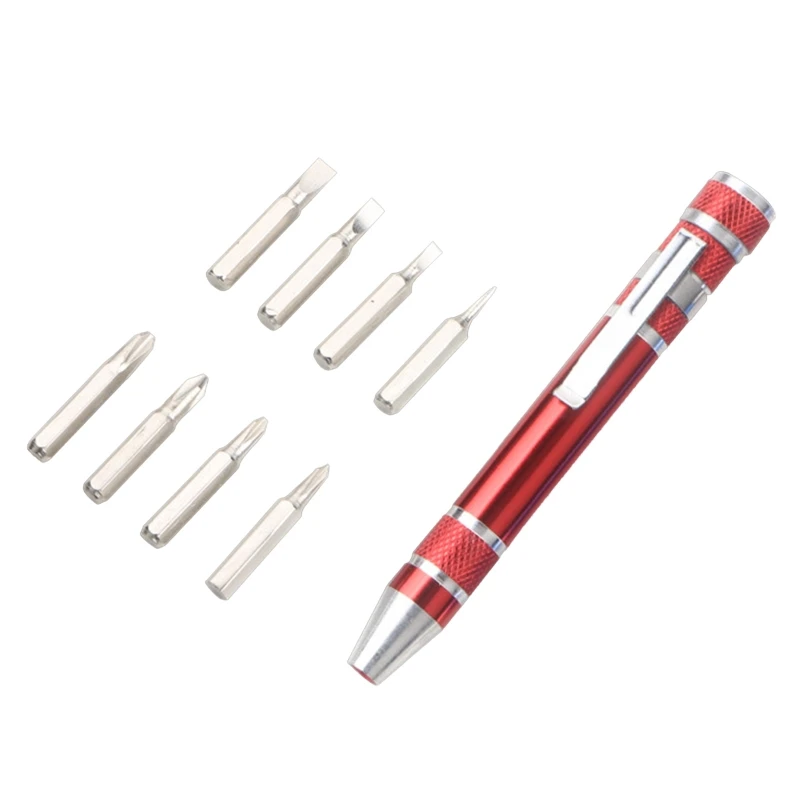 Отвертка в форме ручки, легко заменяемые отвертки, Магнитная карманная отвертка2