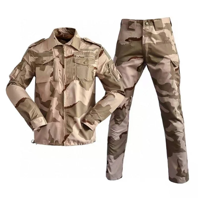 Открытый Военный тактический костюм, Мужской вездеходный камуфляжный костюм, многоцветное пальто с лацканами, Мужской комплект из двух предметов с несколькими карманами на молнии MC3