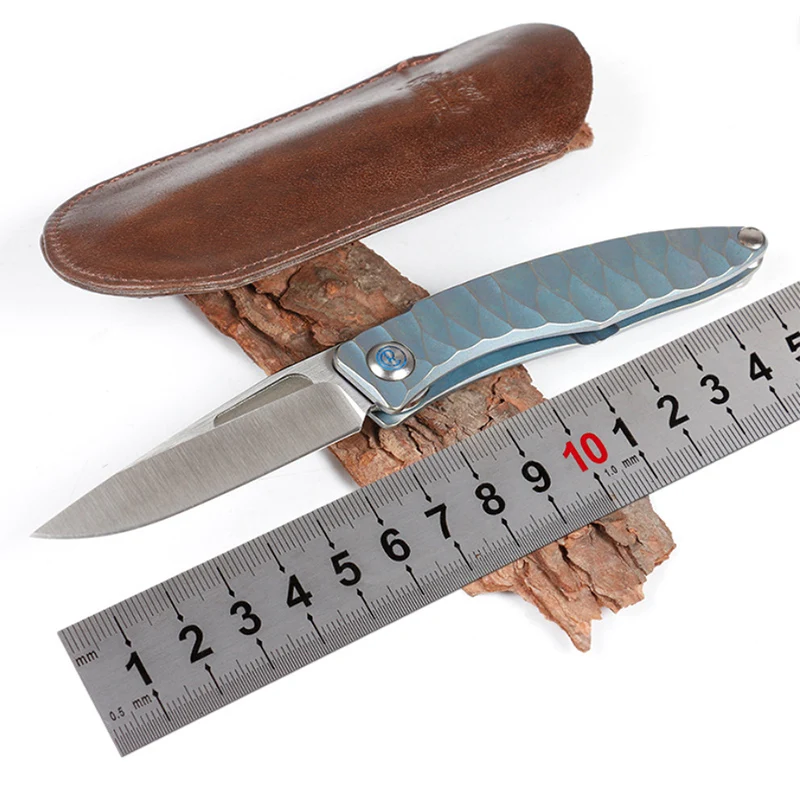 Открытый складной нож m390 из стали высокой твердости, карманный нож с ручкой из титанового сплава, полевой тактический инструмент EDC0
