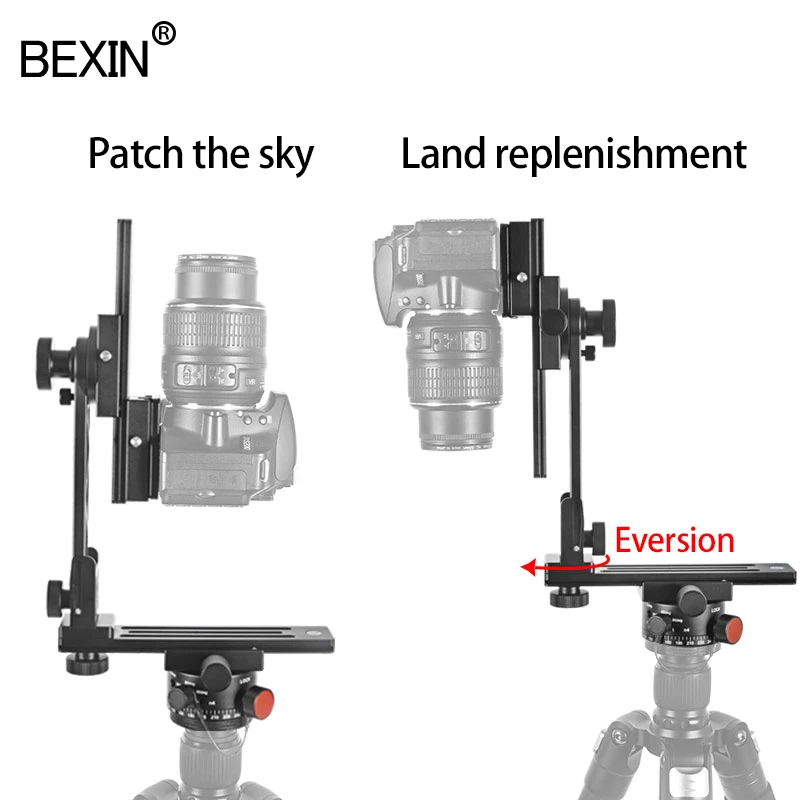 Панорамная головка BEXIN с высоким охватом 360 градусов, вращающаяся головка штатива с узловой указательной пластиной, съемка звездного неба для зеркальной камеры2