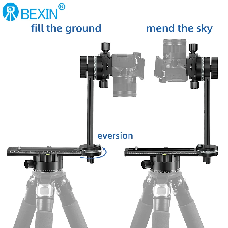 Панорамная головка BEXIN с высоким охватом 360 градусов, вращающаяся головка штатива с узловой указательной пластиной, съемка звездного неба для зеркальной камеры5