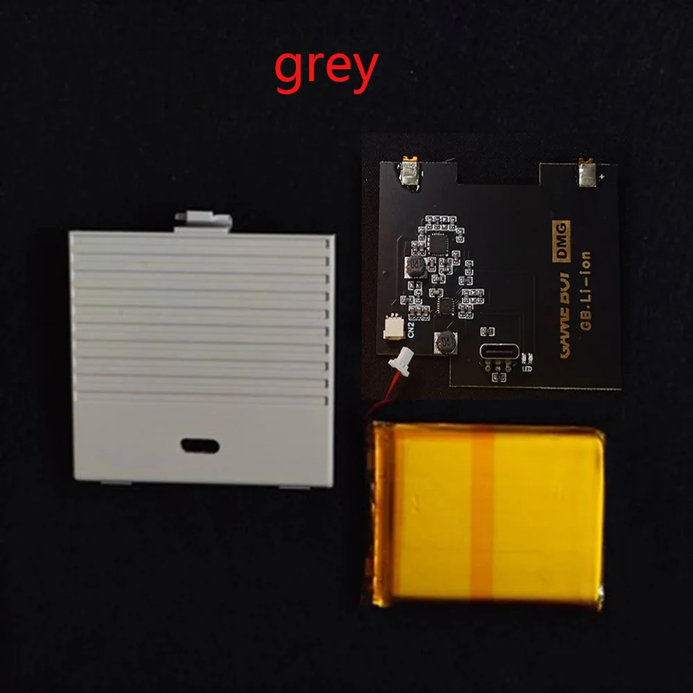 Перезаряжаемая литиевая батарея емкостью 2500 мАч для зарядного модуля GameBoy DMG GB Поддерживает высокую яркость1
