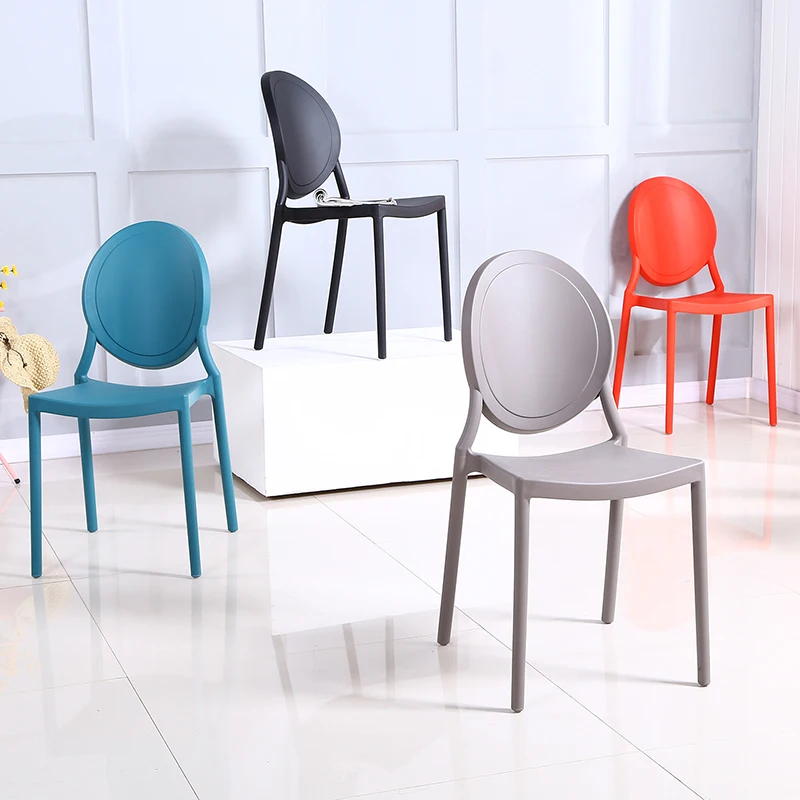 Пластиковые обеденные стулья для гостиной, Современные обеденные стулья для отдыха на открытом воздухе, Мобильные Дизайнерские балконные кресла, Мебель для дома GG1