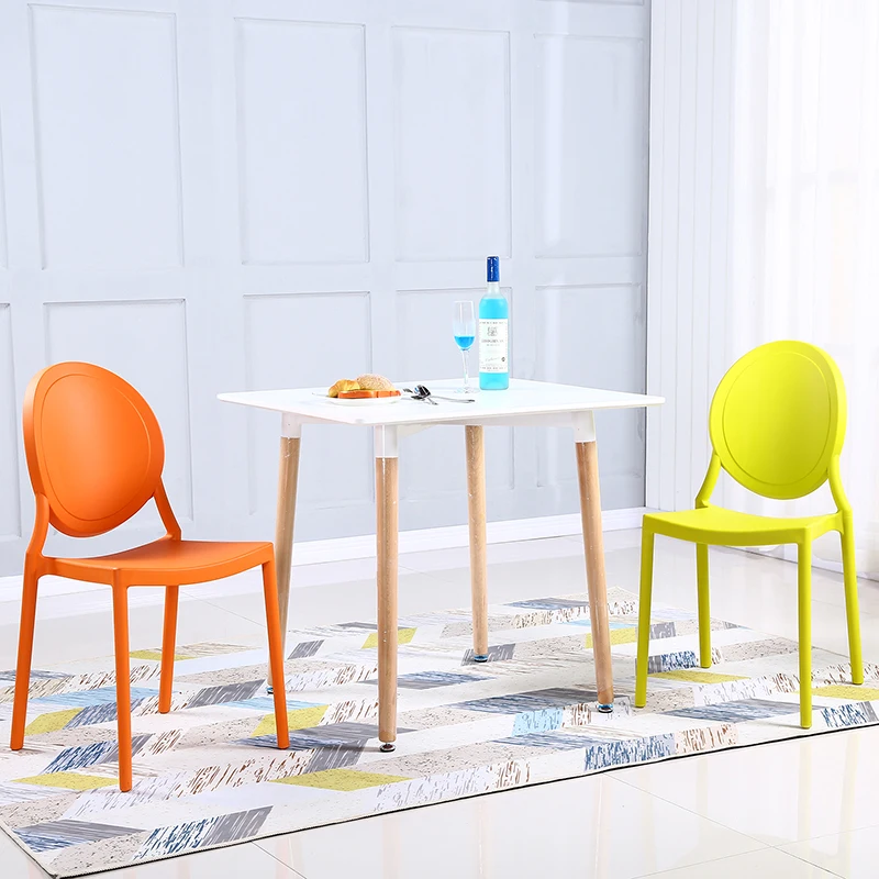 Пластиковые обеденные стулья для гостиной, Современные обеденные стулья для отдыха на открытом воздухе, Мобильные Дизайнерские балконные кресла, Мебель для дома GG2