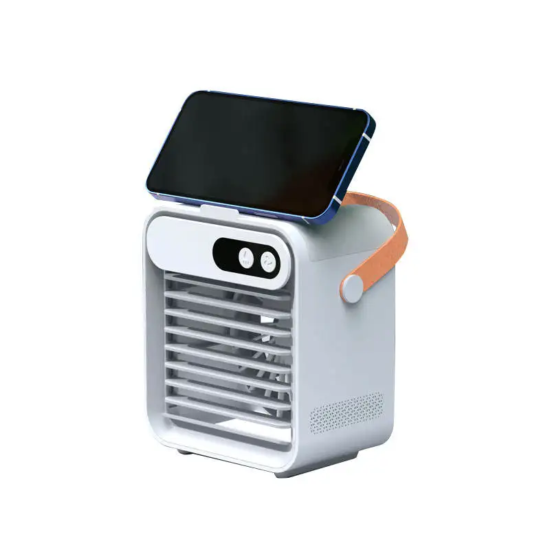 Портативный Вентилятор кондиционера CICODNI Мини-охлаждающий вентилятор, Испарительный увлажнитель, Бесшумный настольный охладитель воздуха с USB-зарядкой0