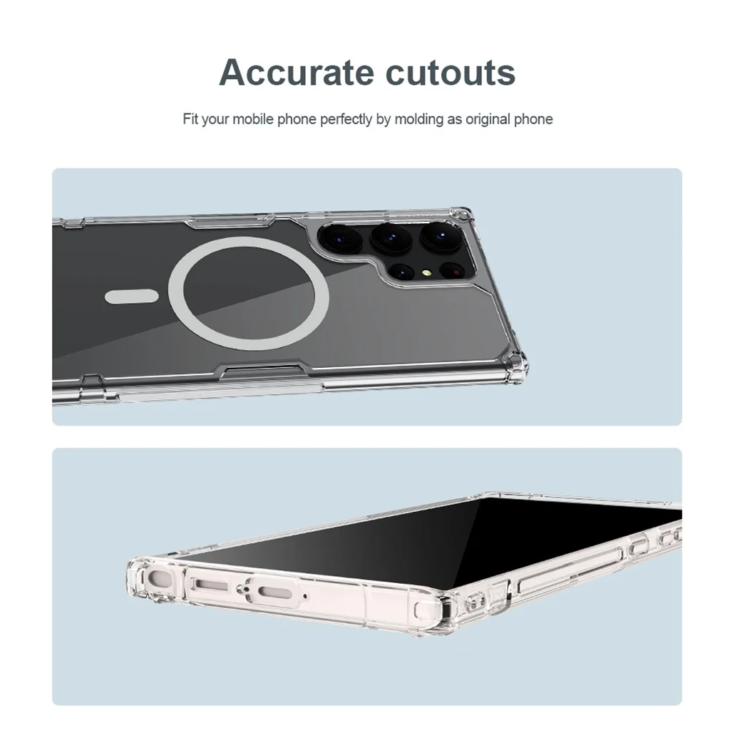 Прозрачный Магнитный Чехол Для Samsung Galaxy S21 S20 FE Plus Note 20 Ultra Для Magsafe Прозрачный Жесткий Чехол Для Samsung S21 S20 FE3