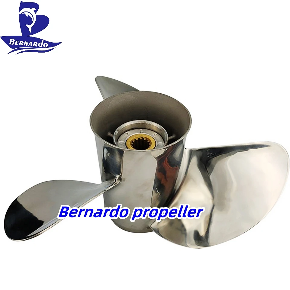 Пропеллер Bernardo 13 7/8X19 Подходит для подвесных лодочных двигателей Suzuki DF60 DT75 DT85 DT140 Из Нержавеющей Стали с 13 Зубьями RH 58200-92J60-0002
