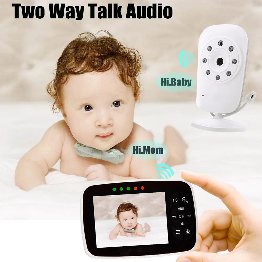 Радионяня SM35 24 часа Наблюдайте за прослушиванием ребенка в течение 24 часов монитор для детской комнаты начинающей мамы и начинающего папы2