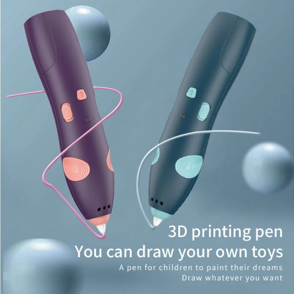 Ручка для 3D-печати Для детей, Беспроводная Низкотемпературная PCL, Каракули, Искусство, Граффити, обучающая игрушка2