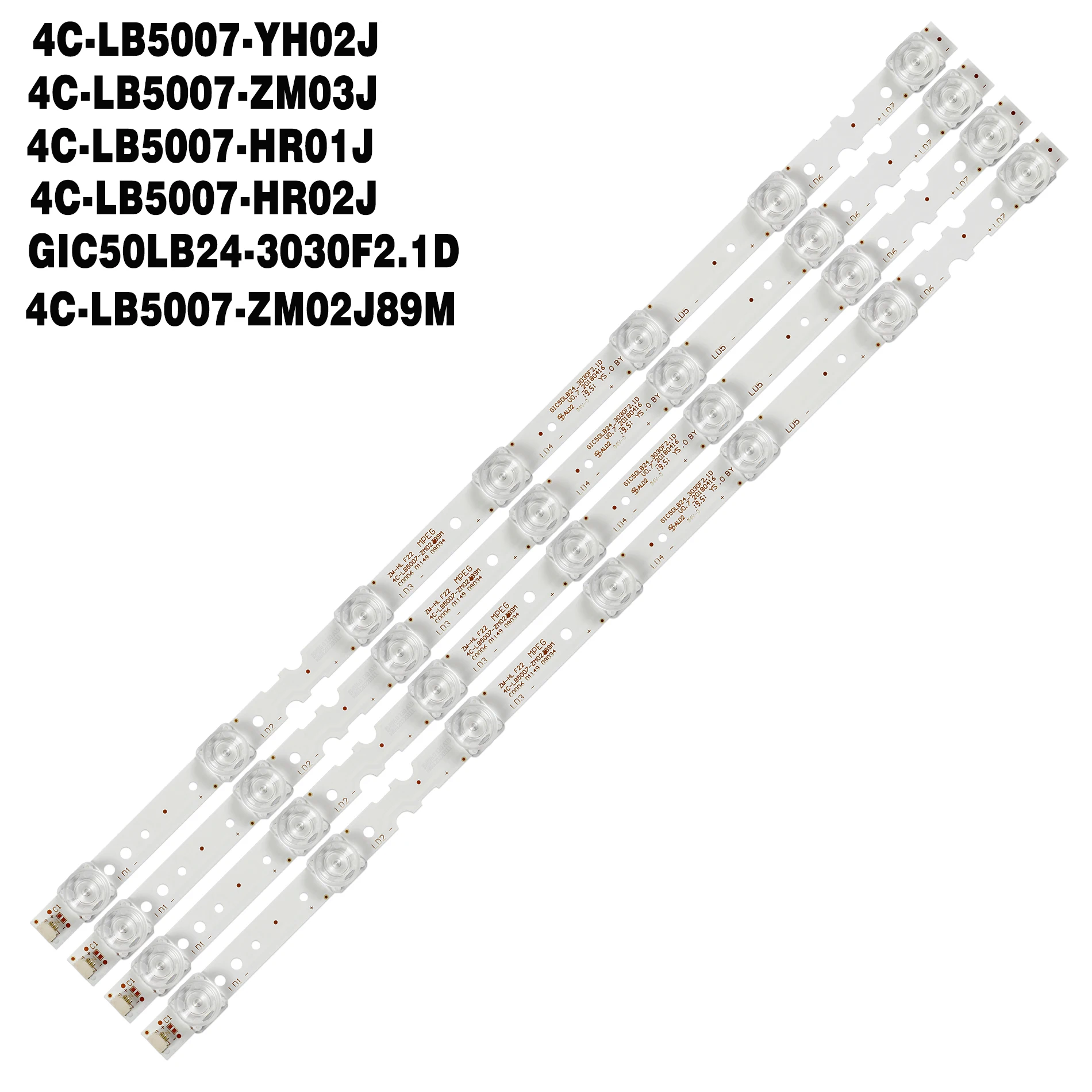 Светодиодная подсветка для TCL 50P8M 50P65 LVU500NDEL MD9W16 4C-LB5007 4C-LB5007-YH02J 4C-LB5007-ZM03J GIC-50D6-3030-4X7-LX201804170