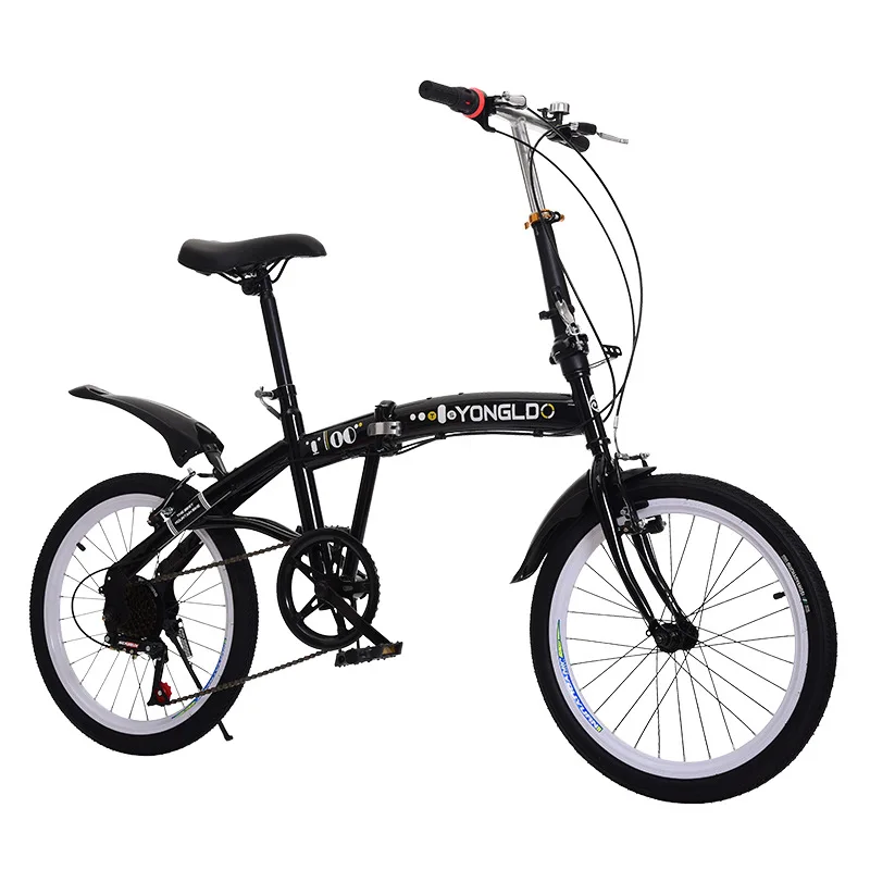 Складной Велосипед Selfree 20 Дюймов, 6-уровневая рама с регулируемой скоростью из высокоуглеродистой стали, маленький и легкий велосипед с педалями, прямая поставка3