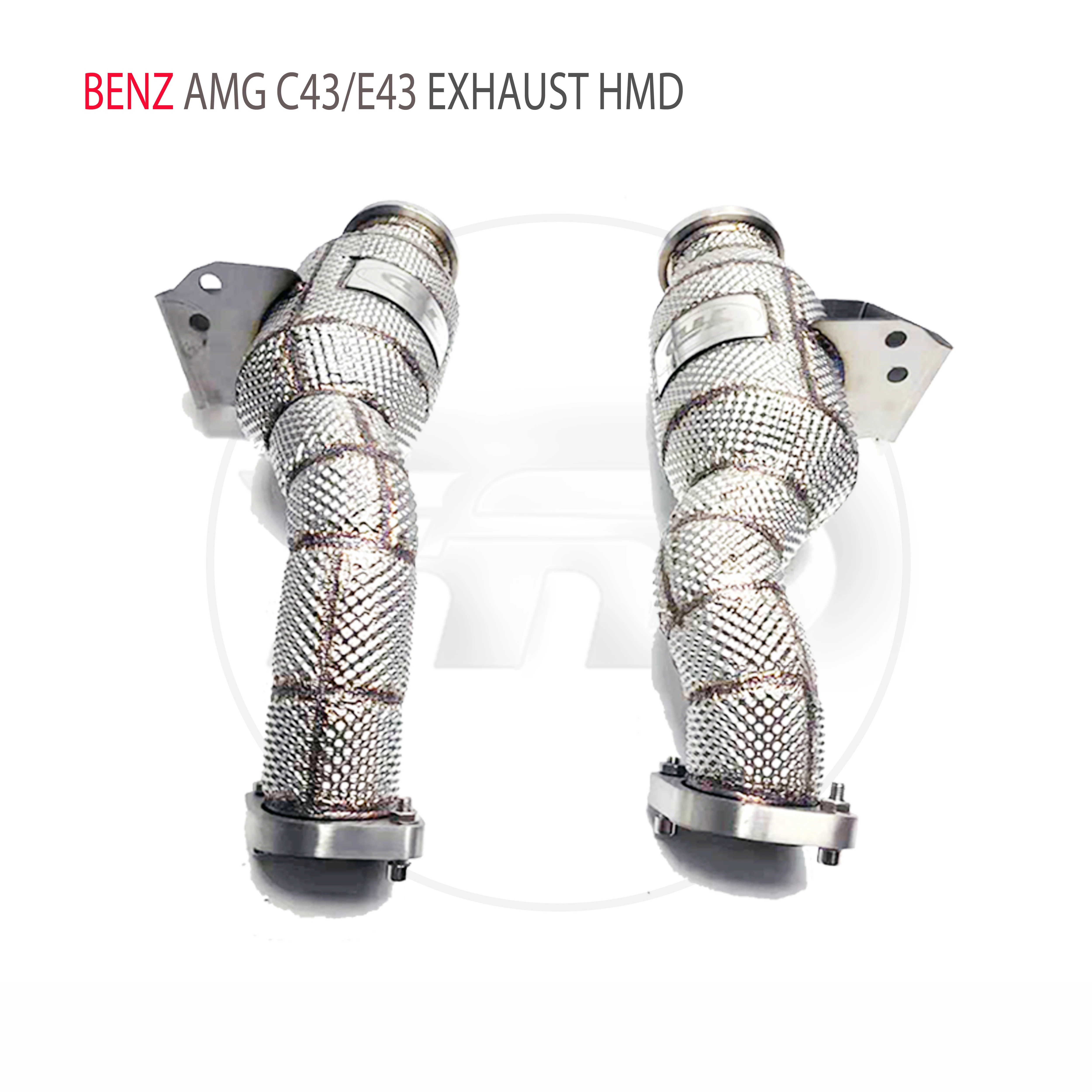 Сливная труба выпускного коллектора HMD для Benz AMG C43 E43 E400 GLC43 Автомобильные Аксессуары С Коллектором Каталитического нейтрализатора Без Трубы Cat1
