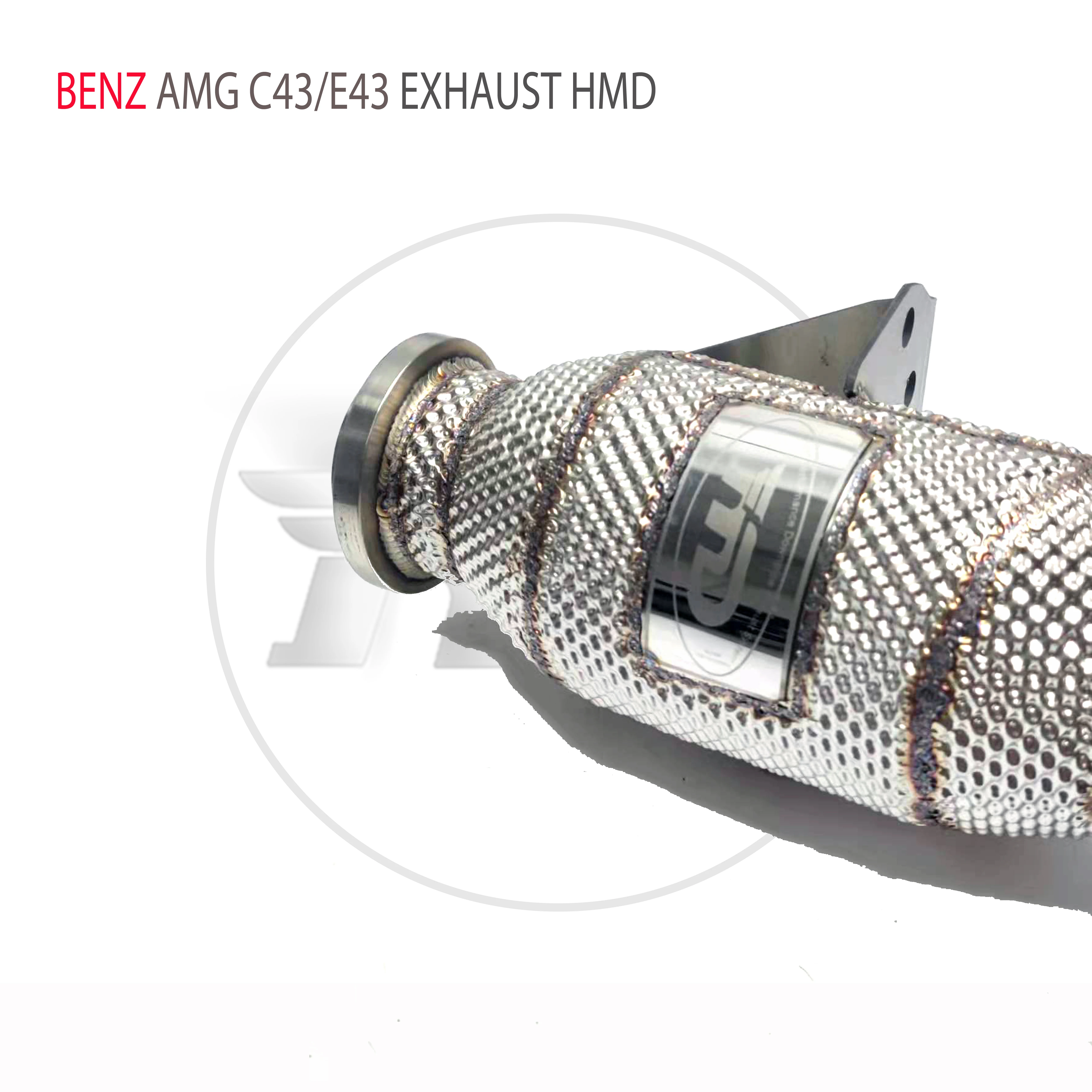 Сливная труба выпускного коллектора HMD для Benz AMG C43 E43 E400 GLC43 Автомобильные Аксессуары С Коллектором Каталитического нейтрализатора Без Трубы Cat5
