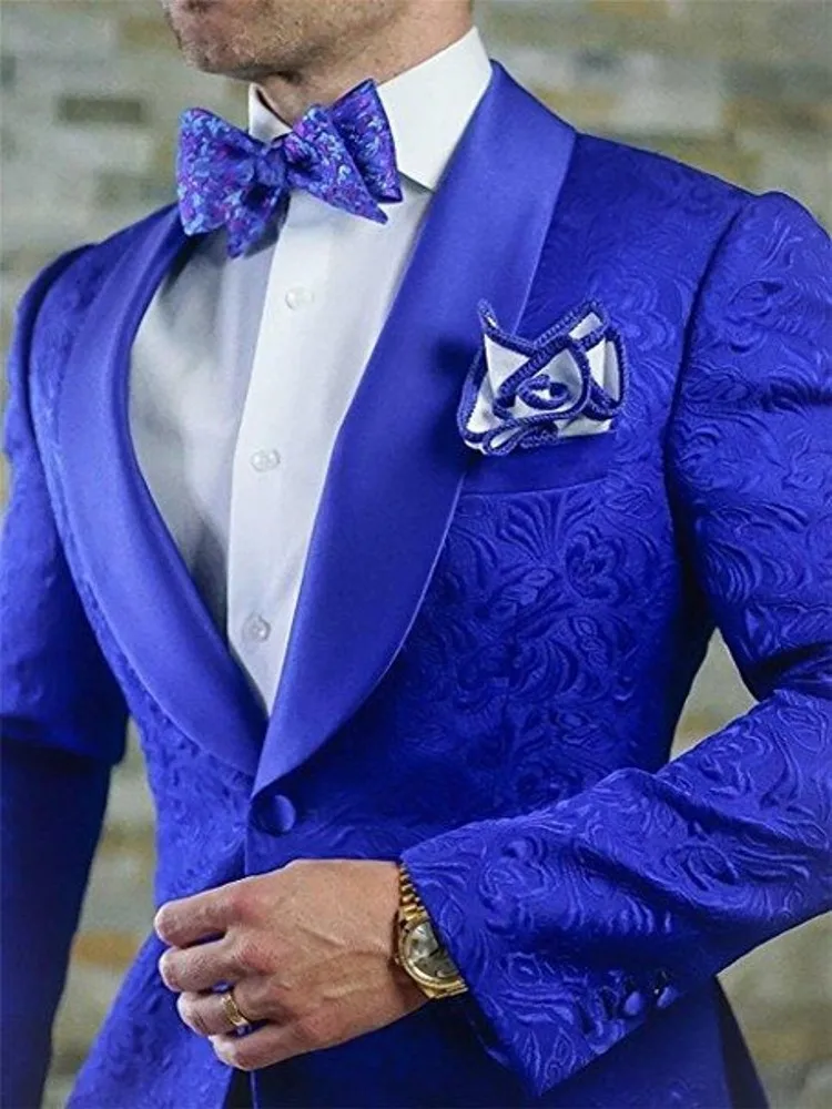 Стильный мужской официальный блейзер: приталенный смокинг жениха в нескольких цветах - идеально подходит для свадеб и особых случаев1