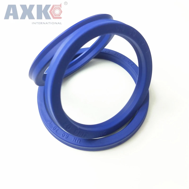 Уплотнительное U-образное кольцо AXK U Cup с одним выступом без уплотнения ID = 22 мм-24 мм Уплотнительное U-образное кольцо поршня и штока гидравлического цилиндра из полиуретана (PU) Резиновое буферное кольцо2
