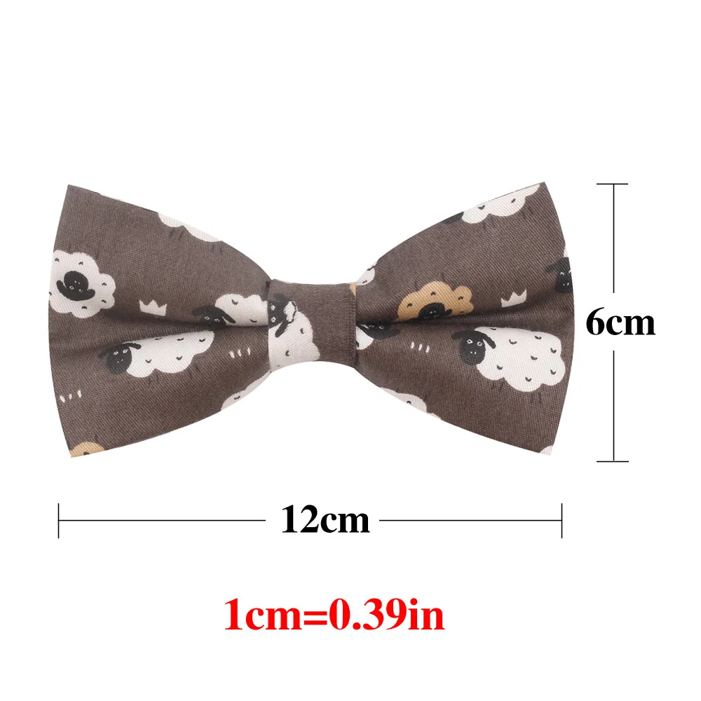Хлопковые мужские Повседневные рубашки с бабочкой в виде животного, галстук-бабочка для мужчин и женщин, галстуки-бабочки с мультяшным принтом для взрослых, Галстуки-бабочки для Свадьбы2