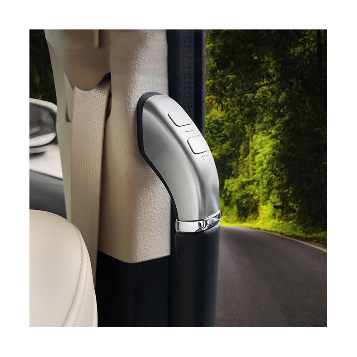 Черная Автоматическая Электрическая Кнопка включения средней двери Накладка для Alphard 2015-2020 Автомобильный Подлокотник 1 Кнопка Открывания двери3