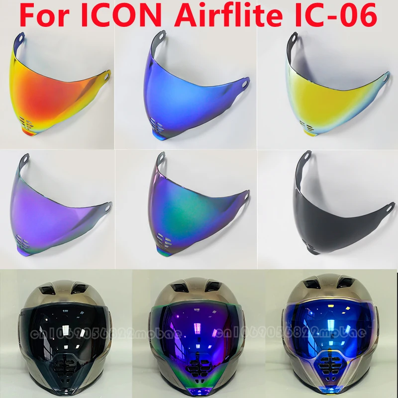 Шлем Schild Voor Icon Airflite IC-06 Шлем Vizier Faceshield для Мотоциклов с Уф-покрытием Capacetes Voorruit Zon Аксессуары Schild0