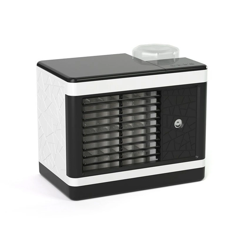 Электрический вентилятор с водяным охлаждением, водяной куб, Мини-немой вентилятор для кондиционирования воздуха, Портативный настольный распылитель, домашний офис, USB-вентилятор на лето1