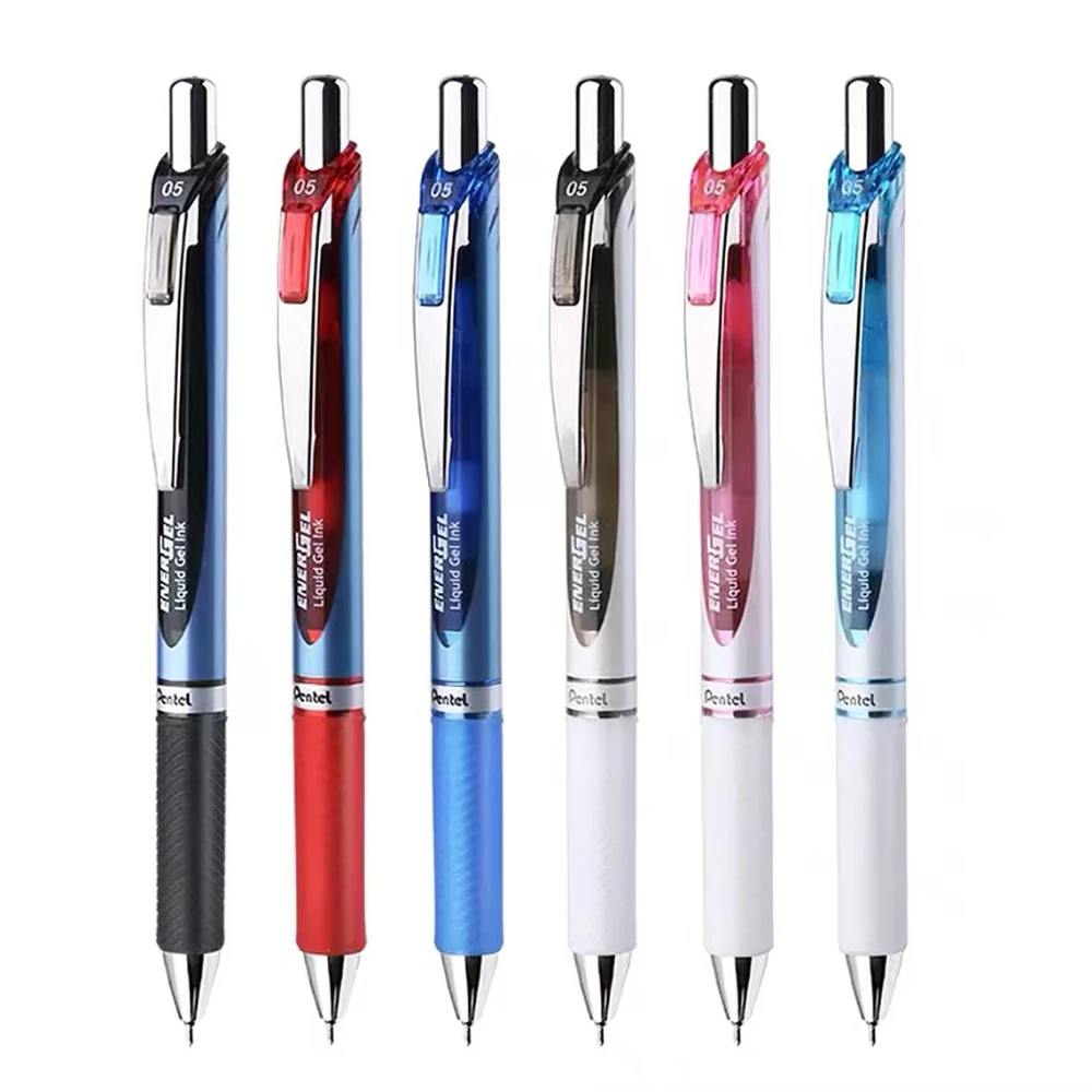 Япония Pentel BLN75 Нейтральная ручка Плюс заправка Гладкая и быстросохнущая 0,5 мм Канцелярские принадлежности для бизнеса Pentel Energel на водной основе4
